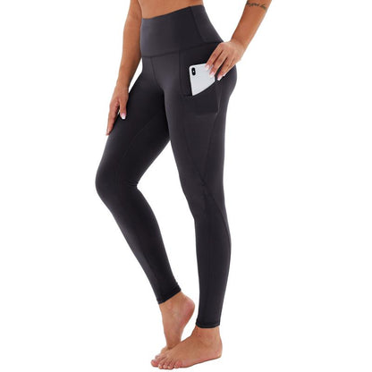 VelvaFlow High Waisted Tummy Control Leggings with Pockets