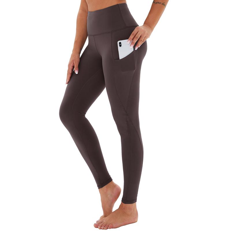 VelvaFlow High Waisted Tummy Control Leggings with Pockets