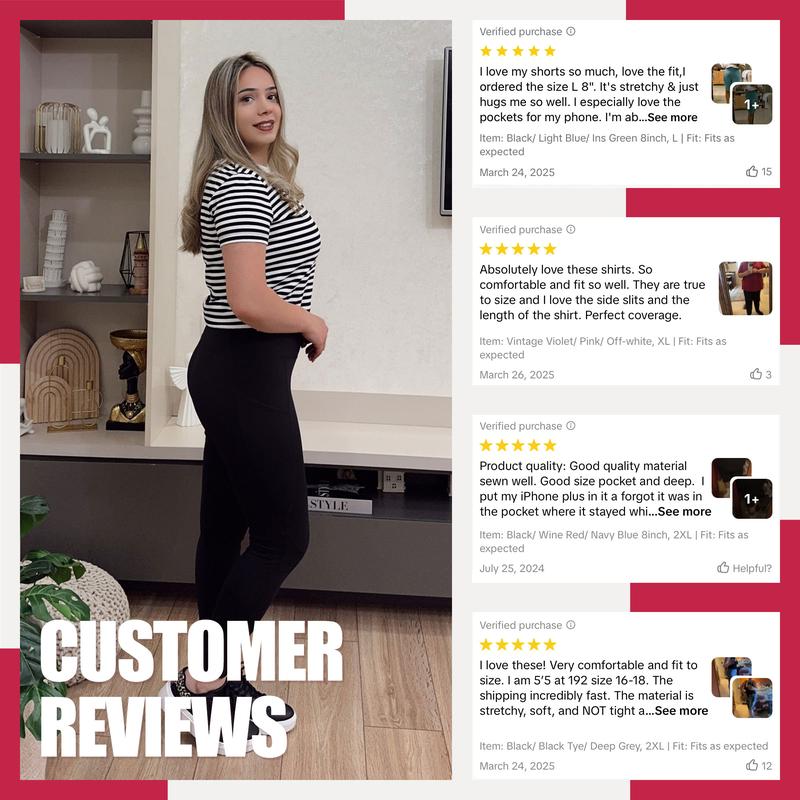 VelvaFlow High Waisted Tummy Control Leggings with Pockets