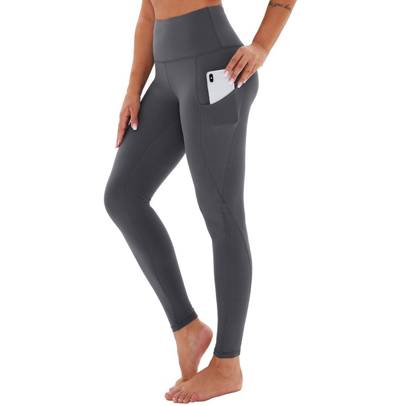 VelvaFlow High Waisted Tummy Control Leggings with Pockets