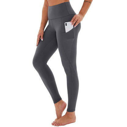 VelvaFlow High Waisted Tummy Control Leggings with Pockets